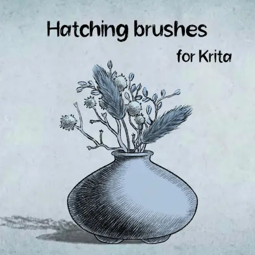 Hatching brushes — Krita brush