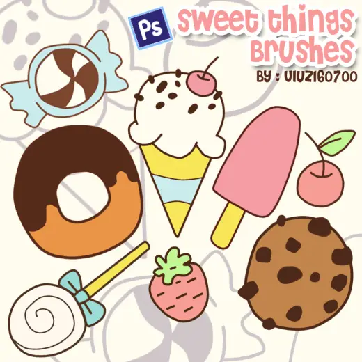 Sweet Things — Procreate, Photoshop & Krita brush