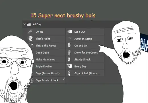 "All Day" Brush Pack — Photoshop brush