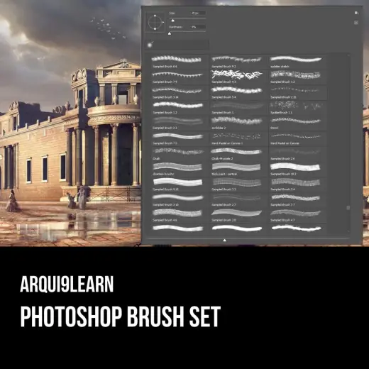 Arqui9Learn Photoshop Brush Set — Photoshop brush
