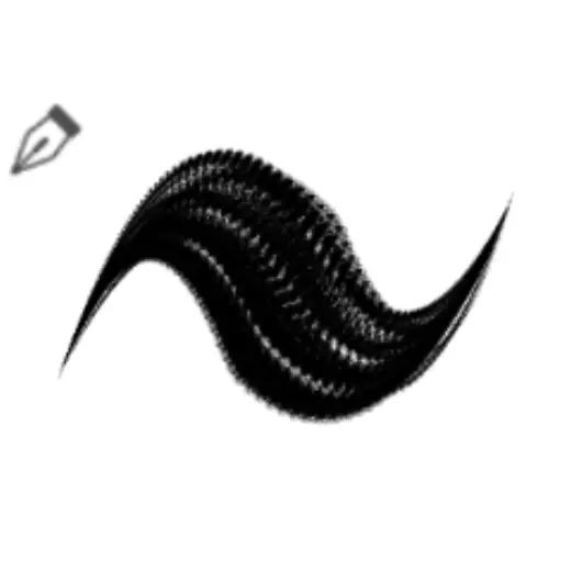 The texture brush features color variations — Clip Studio Paint brush