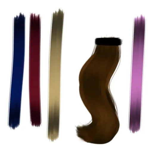 Hair brush (darker with pressure , in testing, advice appreciated) — Krita brush