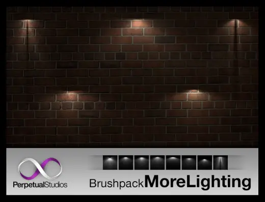 More Lighting — Procreate, Photoshop & Krita brush