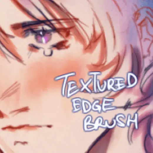TEXTURED EDGE BRUSH — Clip Studio Paint brush