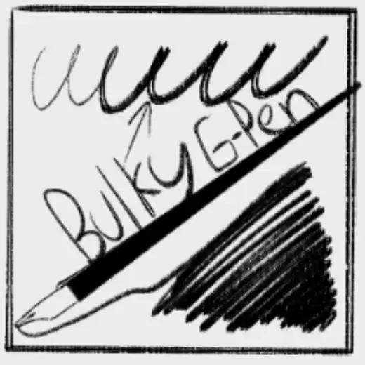 Analog Bulky G-Pen — Clip Studio Paint brush