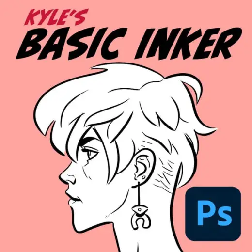 Kyle's Basic Inker — Photoshop brush