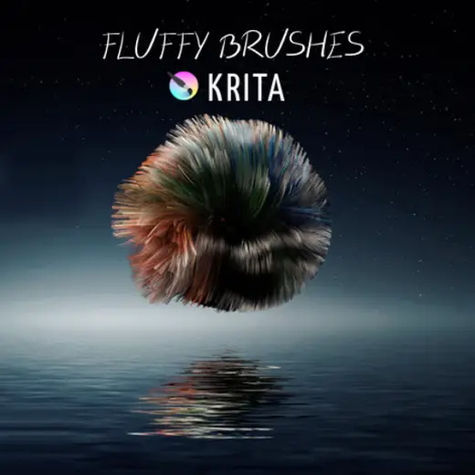 Furry Brushes for Krita — Krita brush