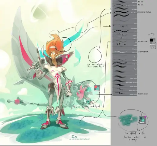 Xa Brushes for Clip Studio Paint — Clip Studio Paint brush