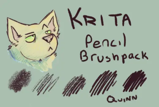 Krita Pencil Brushpack — Krita brush