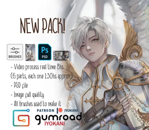 Eizenvaltz Process Video | Real time + brushes — Photoshop brush