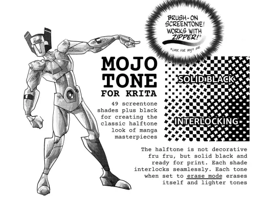 Mojo Tone preset bundle for Krita — Krita brush
