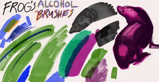 Marker brushes — Krita brush