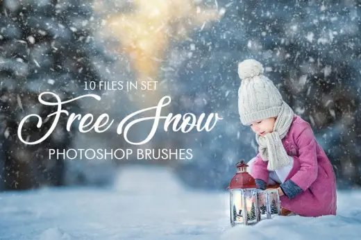 10 Free Snow Photoshop Brushes — Procreate, Photoshop & Krita brush
