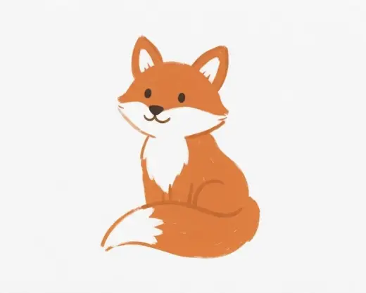 Fox Brush (Colourized) in photoshop — Photoshop brush