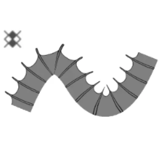 Fin Spine — Clip Studio Paint brush