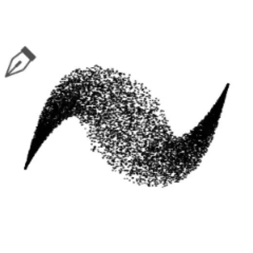 Line art + texture — Clip Studio Paint brush