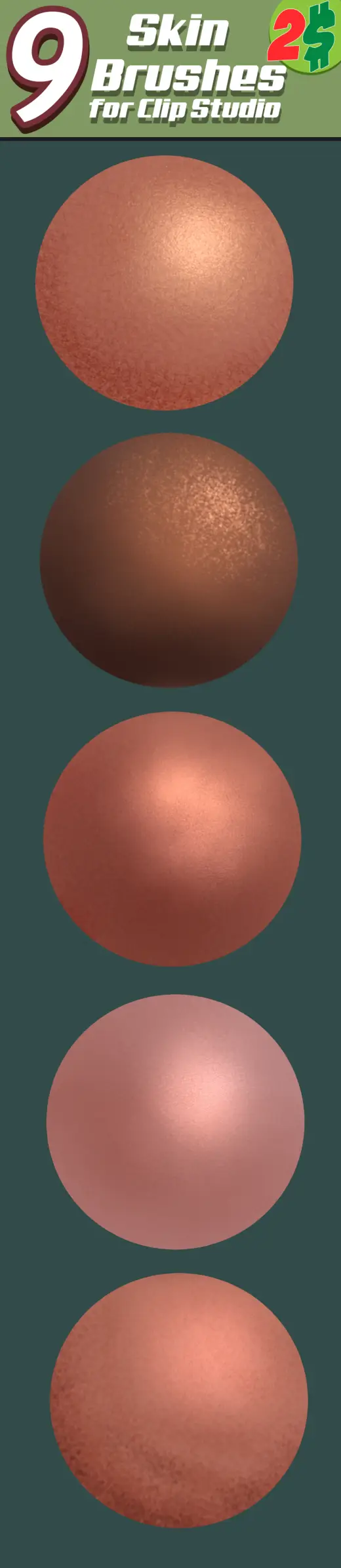 Skincare Brush Pack ( for Clip Studio Paint ) — Clip Studio Paint brush