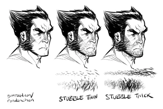 CSP Brush: Stubble — Clip Studio Paint brush