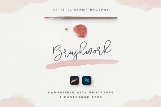 Brushwork: Artistic Procreate & Photoshop brushes — Procreate & Photoshop brush