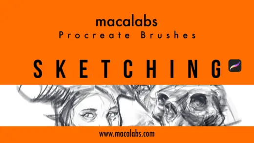MACALABS_Sketching. Procreate Brushpack — Procreate & Photoshop brush