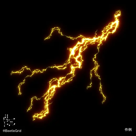 CLIP STUDIO PAINT用　雷ブラシ — Clip Studio Paint brush
