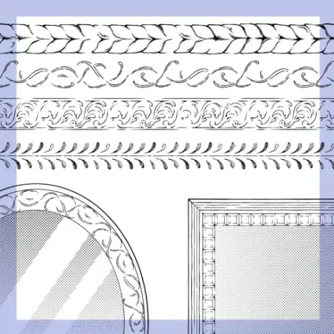 細かい装飾ブラシ 18種 — Clip Studio Paint brush