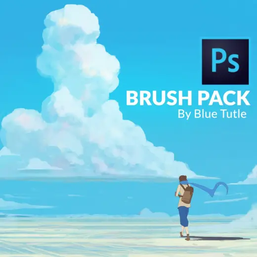 Blue Turtle Brush Pack — Photoshop brush