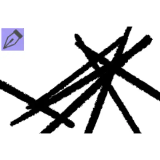 Length adjustment hatching — Clip Studio Paint brush